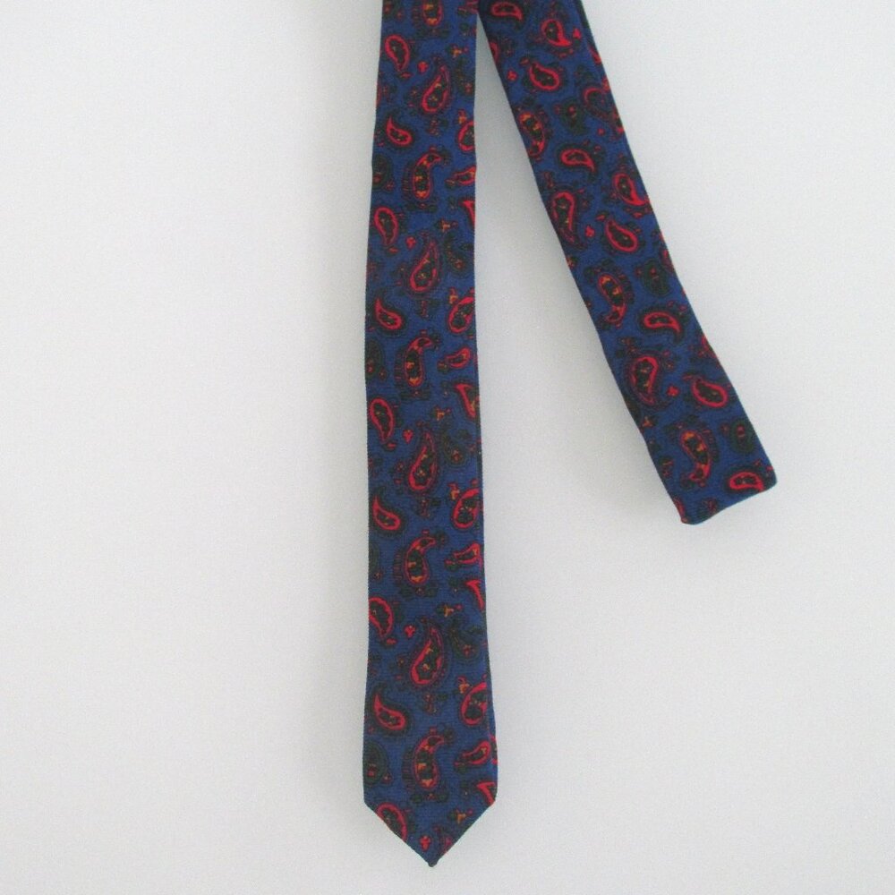 Vintage Unbranded Skinny/Narrow Wool Tie